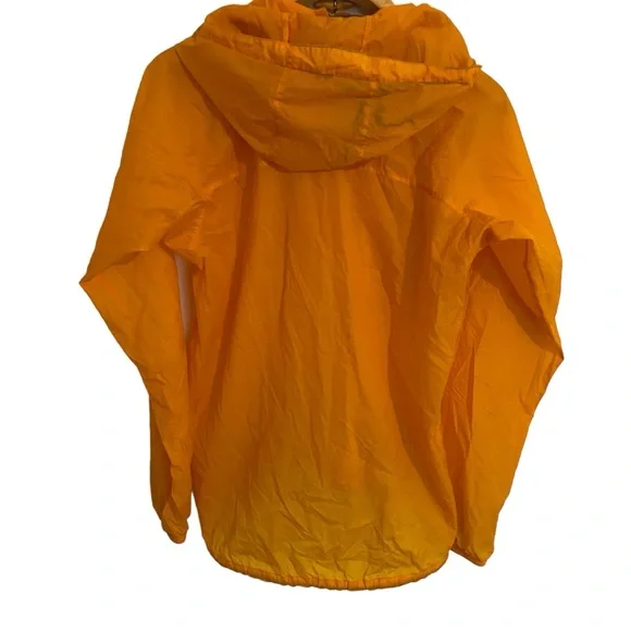 Patagonia Dragonfiy Ultralight Hiking Shell Mens S Orange Anorak Pullover 24020 - Picture 4 of 9
